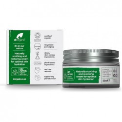 Crème à l'Aloe Vera Dr. Organic 50 ml 【EXPÉDITION 24 heures】
