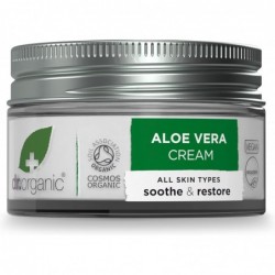 Crème à l'Aloe Vera Dr. Organic 50 ml 【EXPÉDITION 24 heures】