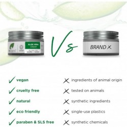 Crème à l'Aloe Vera Dr. Organic 50 ml 【EXPÉDITION 24 heures】