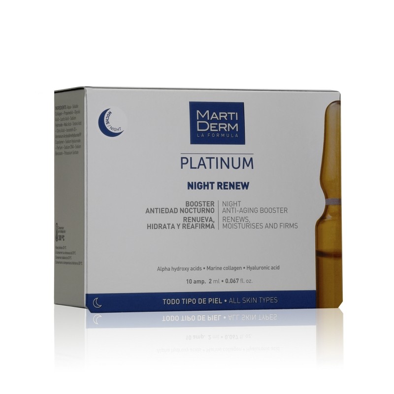 MARTIDERM Platinum Night Renew Ampullen x10 Ampullen