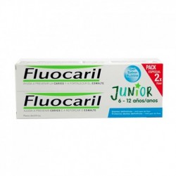 FLUOCARIL Junior Duplo Zahnpasta Kaugummigeschmack 2x75ML