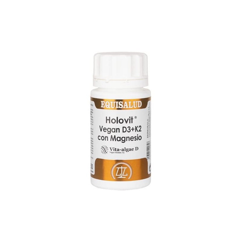 Equisalud Holovit Vegan D3+K2 mg 50 Kapseln