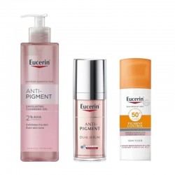 EUCERIN Pack Anti-Pigment Dual Sérum + Gel Limpiador + Pigment Control