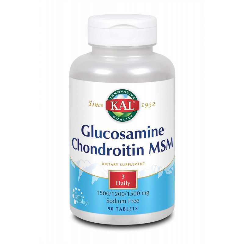 KAL Glucosamine Chondroit. Msm 90 Capsules