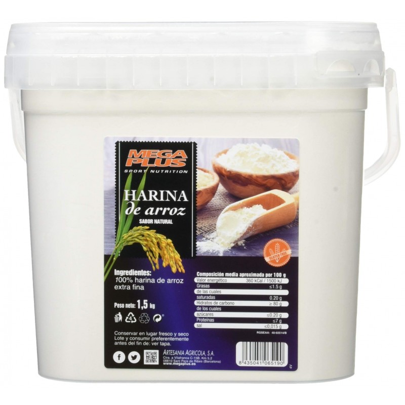 Farina di riso Mega Plus 1,5 kg