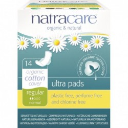 Natracare Regular Compress Wings 14 unità