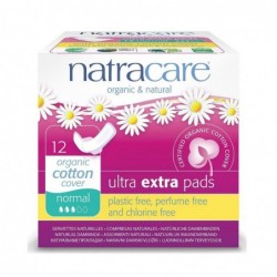 Ailes de compresse Natracare Ultra Extra Normal 12 unités