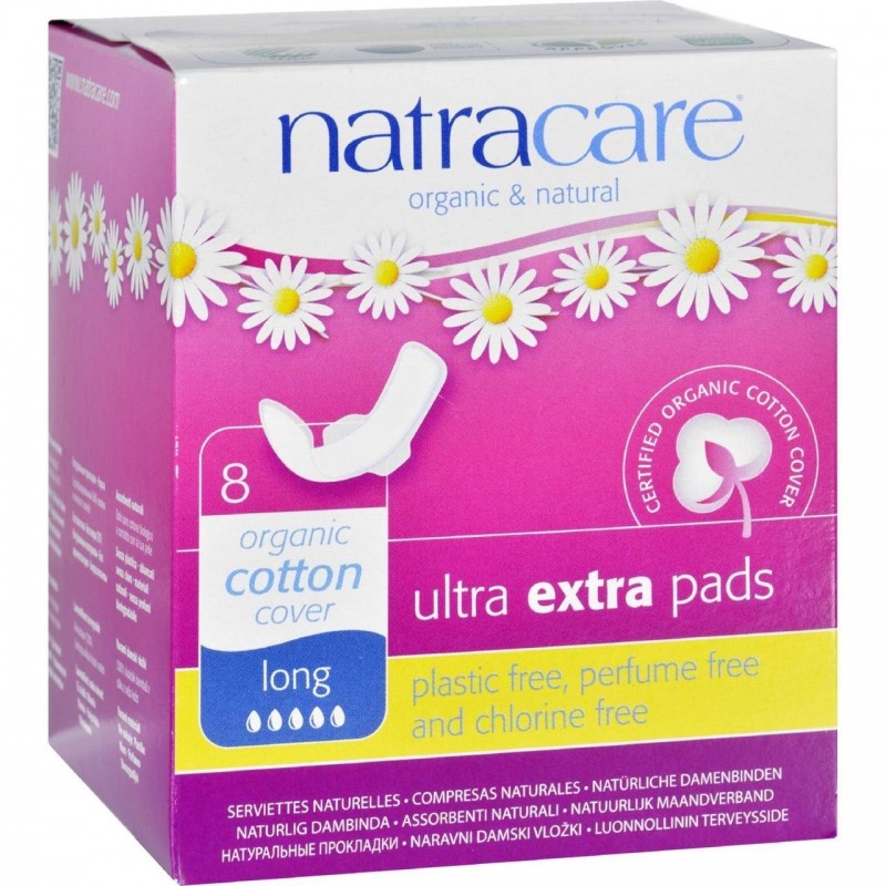 Natracare Ultra Extra Long Pads 8 Einheiten