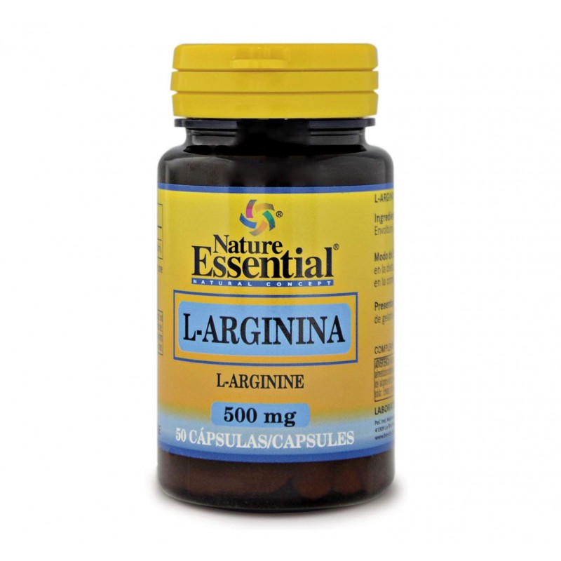Nature Essential L-Arginine 500 mg 50 gélules