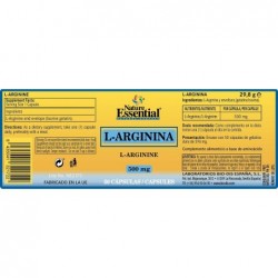 Nature Essential L-Arginine 500 mg 50 Gélules 【ACHAT EN LIGNE】