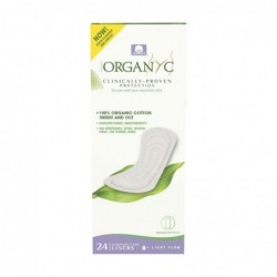 Protège-slips ultra-minces Organyc 24 unités