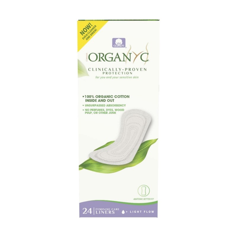 Salvaslip ultrasottili Organyc 24 unità
