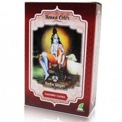 Poudre de henné acajou châtaigne Spiritual Sky de Radhe Shyam