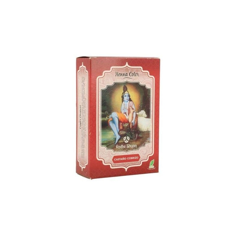 Radhe Shyam Henna Castaño Cobrizo Polvo 100 g