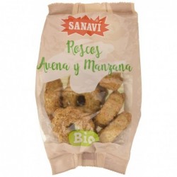 Flocons d'avoine bio aux pommes de Sanavi Roscos 150 g