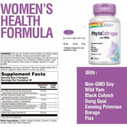 Solaray Phytoestrogen Plus EFAs 60 Perles 【ACHETER EN LIGNE】