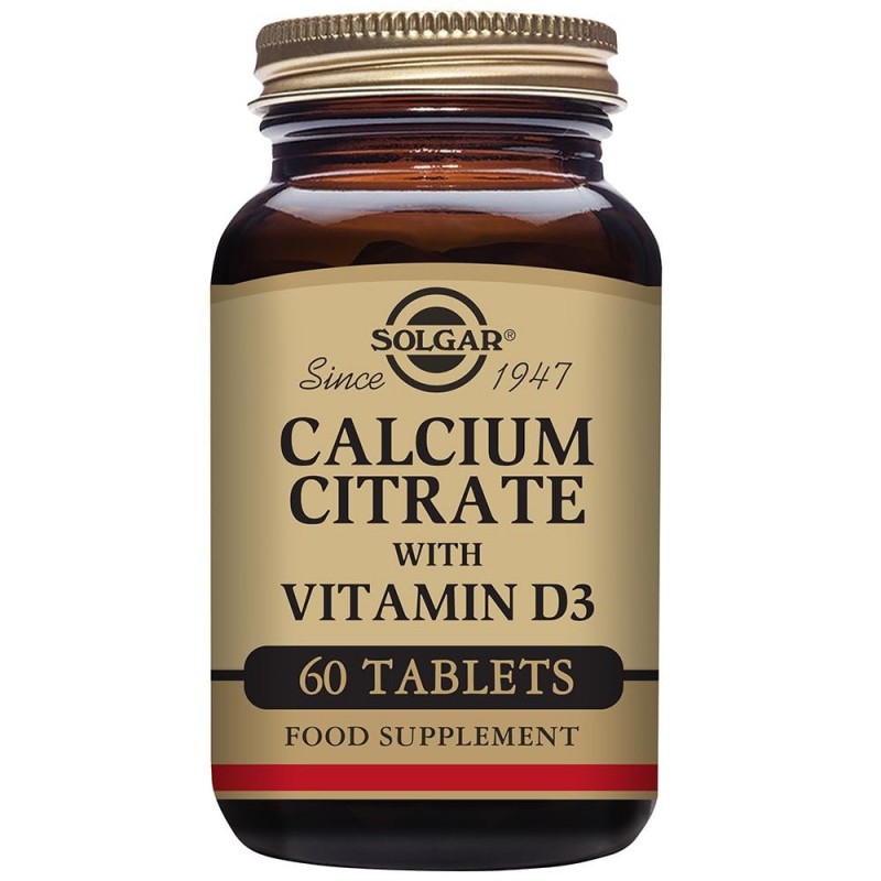 Citrate de calcium Solgar 60 comprimés