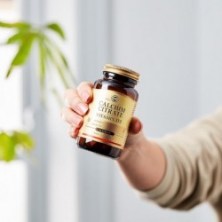 Citrate de calcium avec vitamine D3 Solgar 60 comprimés 【ACHETER EN LIGNE】