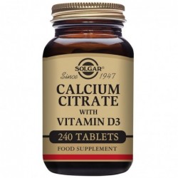 Citrate de calcium Solgar 240 comprimés