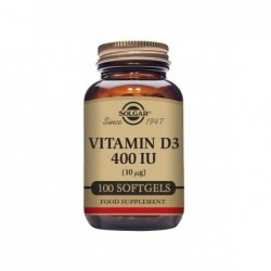 Solgar Vitamine D3 400Ui 100 Gélules