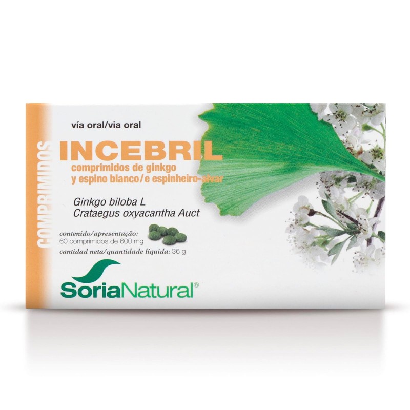Soria Natural Incebril Ginkgo/Weißdorn 60 Tabletten