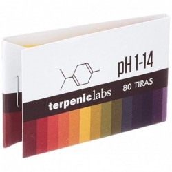 Terpenic Tiras pH 1-14 80 Unidades