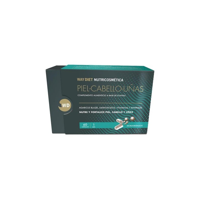 Waydiet Skin Hair Nails 60 Capsules