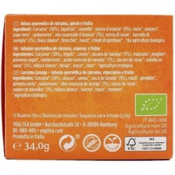 Yogi Tea Cúrcuma Naranja 17 Sobres【OFERTA ONLINE】