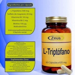 Zeus L-Tryptophan 635 90 Capsule 【ACQUISTA ONLINE】