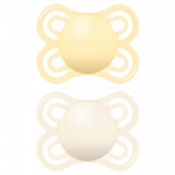 Sucette MAM Perfect Silicone 2-6M 2 unités