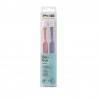 Lot de 2 pinceaux moyens PHB Time To Care So Eco