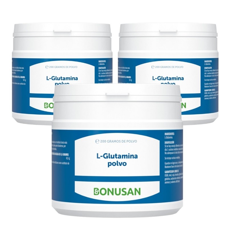 Bonusan L-Glutammina in polvere【PACCO OFFERTA】3x200gr Bonusan L-Glutammina in polvere【PACCO OFFERTA】3x200gr