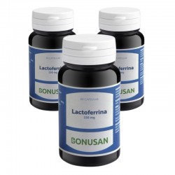 Bonusan Lactoferrina 150 Mg【PACK OFERTA 】3x60 Cápsulas