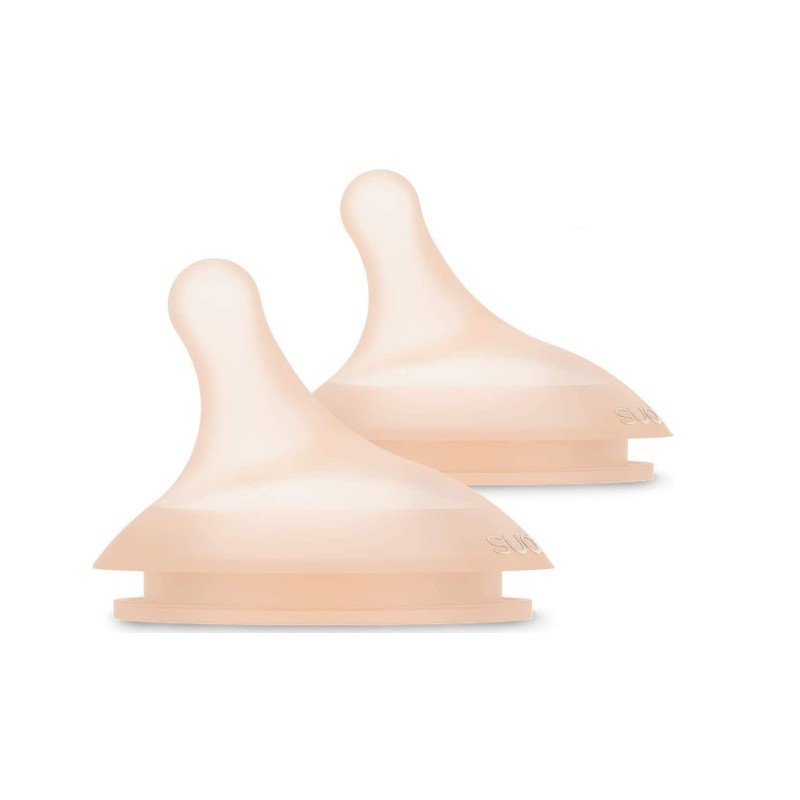 Tétine en silicone SUAVINEX Zero Zero Adaptive Flow +0m 2 unités Tétine en silicone SUAVINEX Zero Zero Adaptive Flow +0m 2 unités