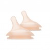 SUAVINEX Zero Zero Adaptive Flow Silicone Nipple +0m 2 units