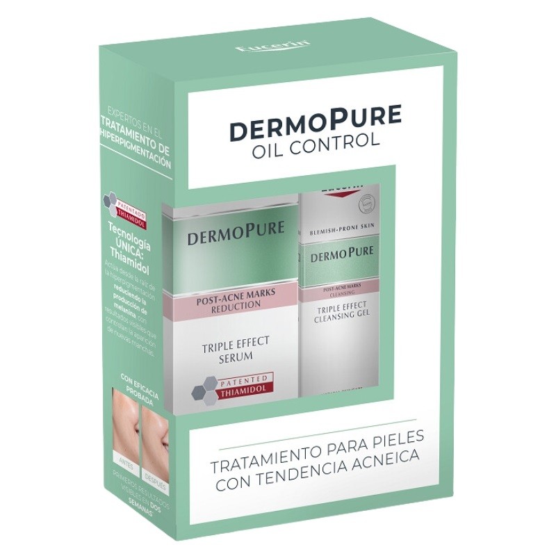 EUCERIN Dermopure Triple Effect Serum 40ml + Triple Effect Concentrated Cleansing Gel 75ml【Confezione di Natale】 EUCERIN Dermopure Triple Effect Serum 40ml + Triple Effect Concentrated Cleansing Gel 75ml【Confezione di Natale】