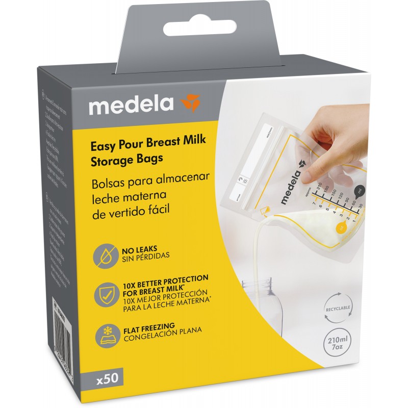 Sachets pour lait maternel MEDELA Easy Pour, 50 pièces Sachets pour lait maternel MEDELA Easy Pour, 50 pièces