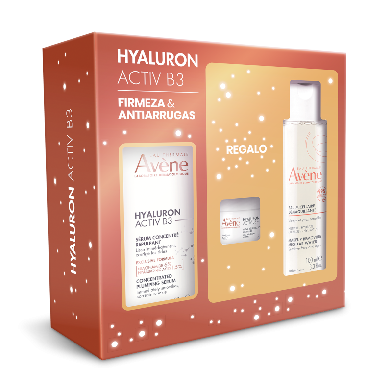 Pack Avène Hyaluron Activ B3 Sérum 30 ml + Crème 7 ml + Eau Micellaire 100 ml Pack Avène Hyaluron Activ B3 Sérum 30 ml + Crème 7 ml + Eau Micellaire 100 ml