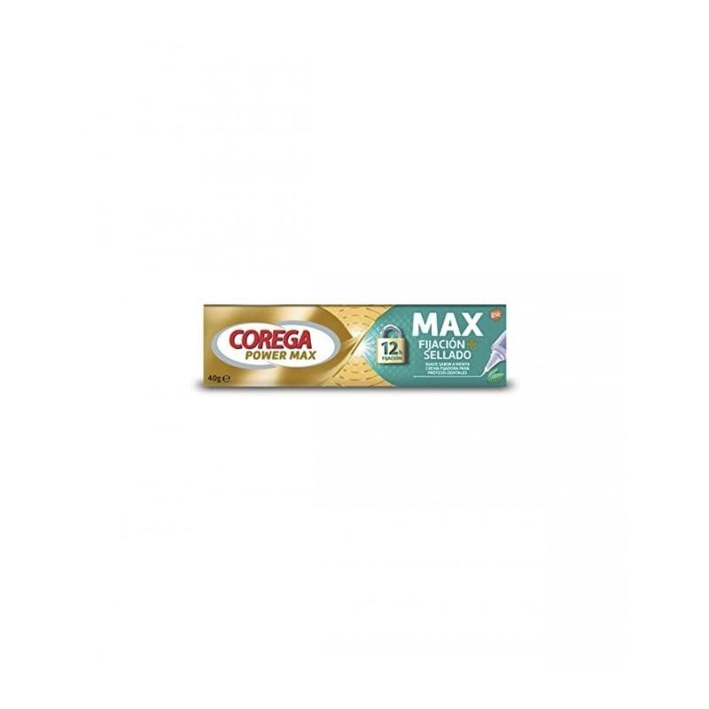 Corega Max Fijación y Sellado Sabor Menta 40 g Corega Max Fijación y Sellado Sabor Menta 40 g
