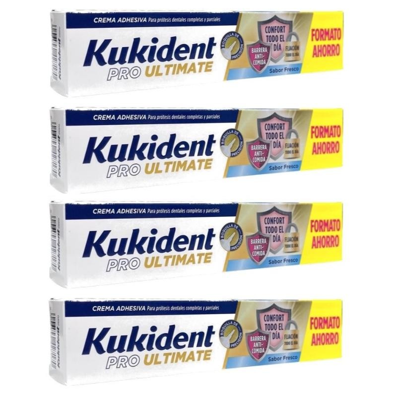 KUKIDENT Pro Ultimate Quadruple Dental Prosthesis 4x57 g