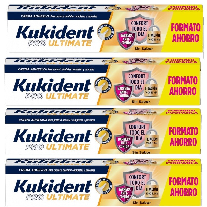 KUKIDENT Pro Ultimate Sin Sabor Cuádruplo 4x57 g