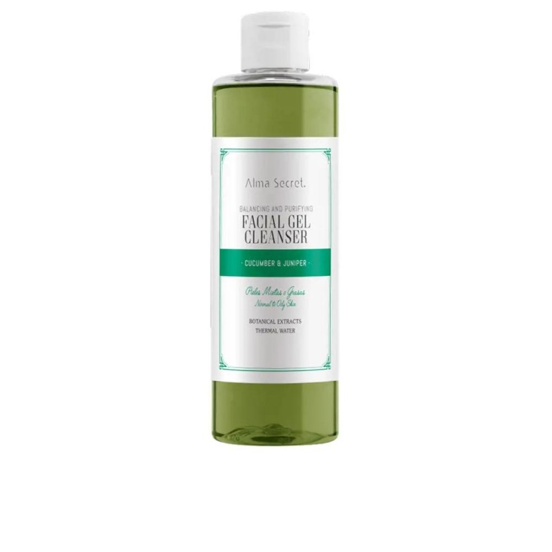 Alma Secret Ausgleichendes und reinigendes Reinigungsgel Gurke & Wacholder 200 ml