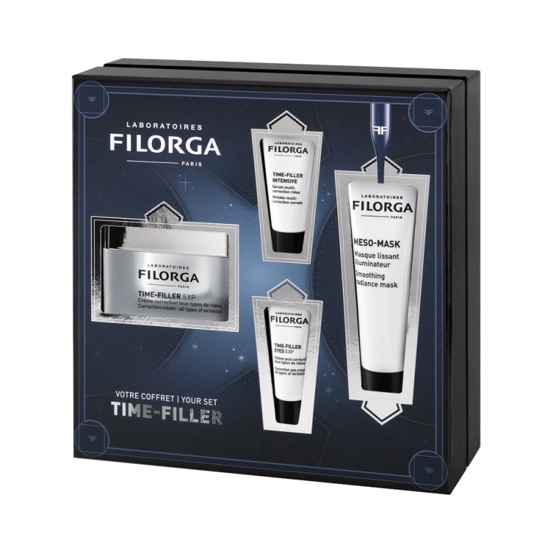 Crème FILORGA T.Filler 5xp 50 ml + Sérum TF 7 ml + Contour des yeux 4 ml + Masque Meso 30 ml Crème FILORGA T.Filler 5xp 50 ml + Sérum TF 7 ml + Contour des yeux 4 ml + Masque Meso 30 ml