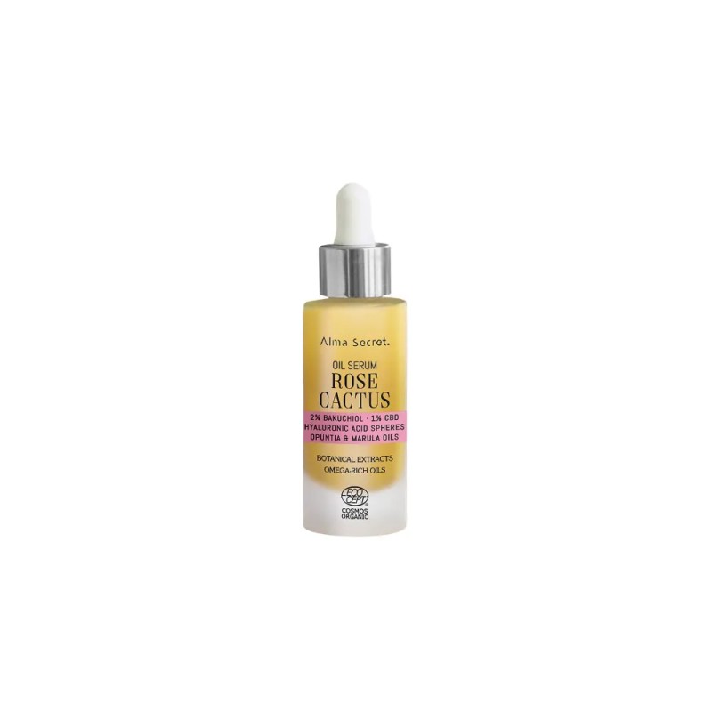 Alma Secret Rose Cactus Serum-Oil con Bakuchiol, CBD e Acido Ialuronico 30 ml 【SPEDIZIONE 24 ore】 Alma Secret Rose Cactus Serum-Oil con Bakuchiol, CBD e Acido Ialuronico 30 ml 【SPEDIZIONE 24 ore】