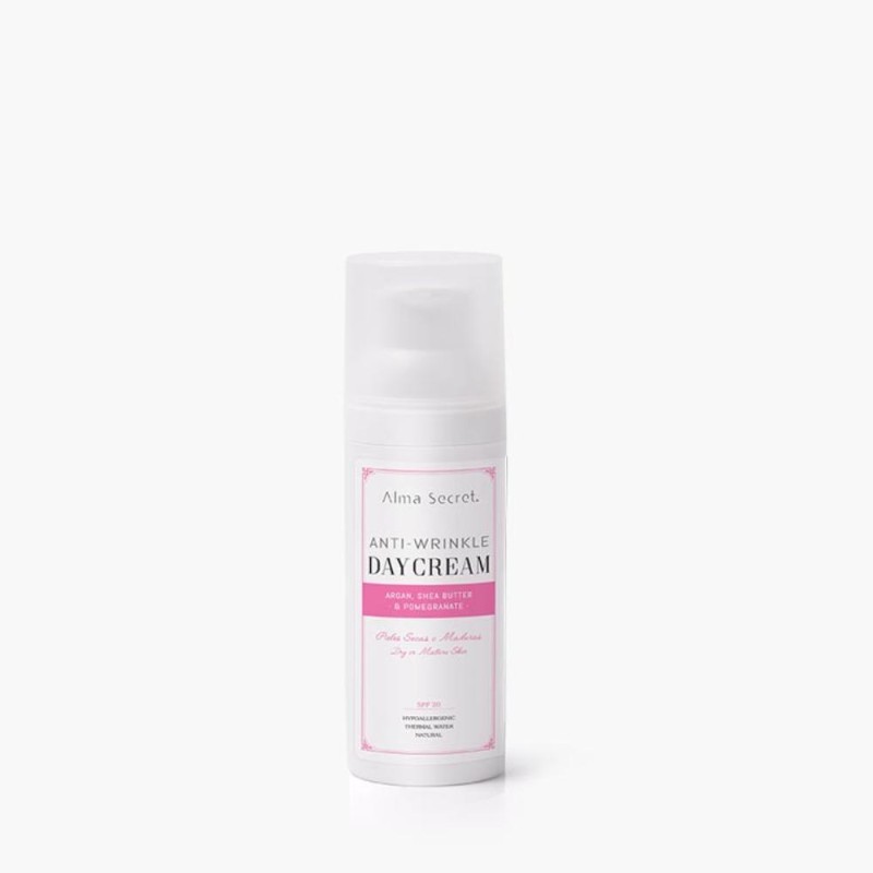 Crema antirughe da giorno Alma Secret con Argan, Karité e Melograno SPF 20 50 ml 【ACQUISTA ONLINE】