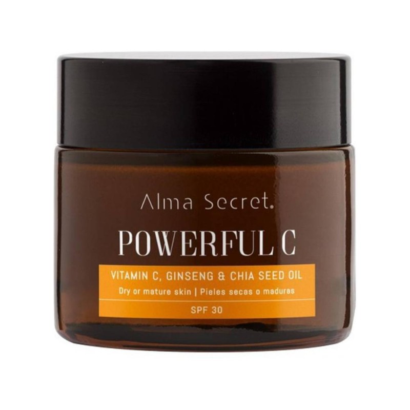 Alma Secret Powerful C avec vitamine C, ginseng et chia SPF 30 50 ml
