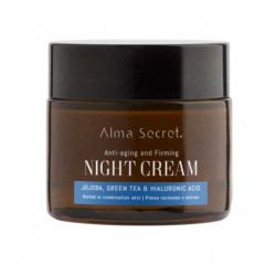 Alma Secret Anti-Aging Repair Noite Jojoba, Chá Verde e Ácido Hialurônico 50 ml