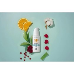 Alma Secret Soin Solaire Visage Naturel SPF 50 aux Céramides 50 ml