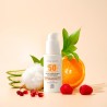 Alma Secret Solar Facial Natural SPF 50 con Ceramidi (Colore: Sabbia) 50 ml 【SPEDIZIONE 24 ore】