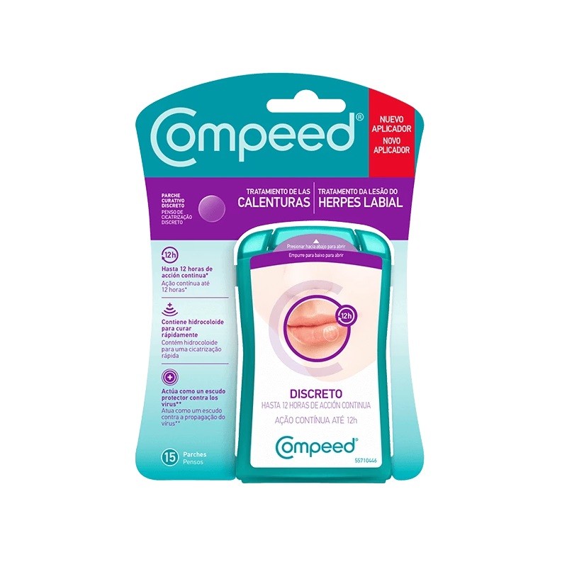 COMPEED Herpes labiale Discreet 15 pz 【OFFERTA ONLINE】